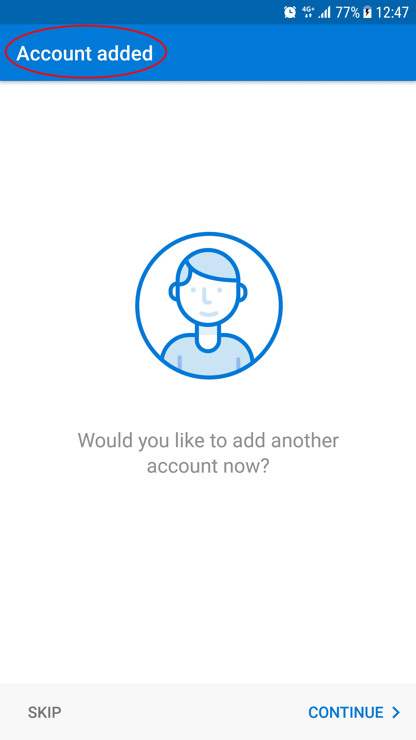Automatically configuring an email account in Outlook on Android | Hostico