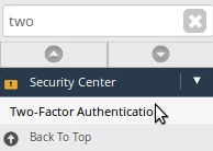Autentificare, panou WHM