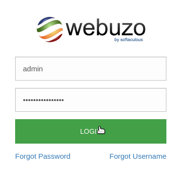 webuzo login